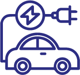 Icono de vehículo eléctrico